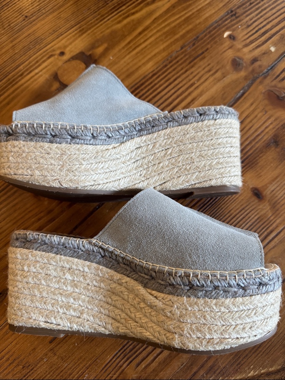 Steven By Steve Madden Suede Espadrille Slip-On Mules NWOT